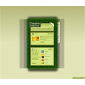 欧美绿色主题设计网站FLASH网页模板