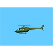 直升飞机flash动画特效